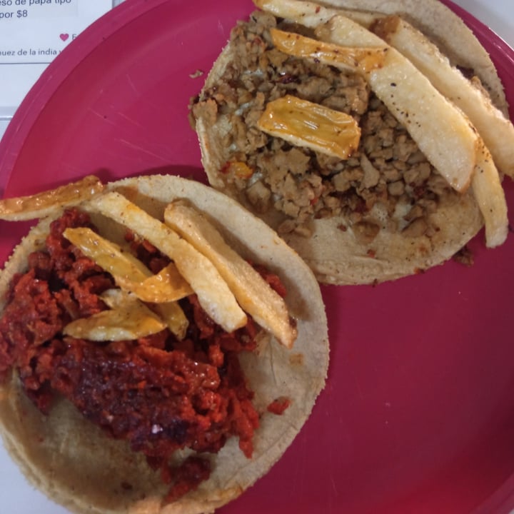 photo of A darle, que es taco vegano Tacos shared by @luluna2020 on  10 Jun 2022 - review