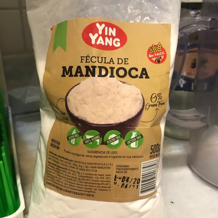 photo of Yin Yang Fecula de Mandioca shared by @esteficasotti on  31 May 2020 - review