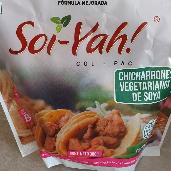 photo of Soi-yah! Chicharrones Vegetarianos shared by @elviaveg on  20 Jun 2021 - review