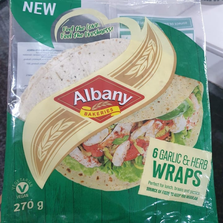 Albany Bakeries Garlic & Herb Wraps Review | abillion