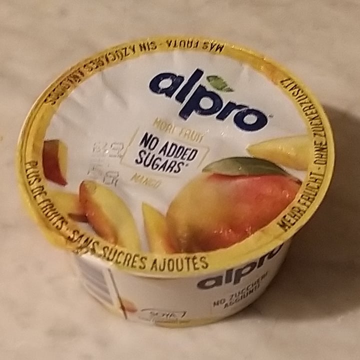 photo of Alpro Mango Yogurt (No Added Sugars) shared by @avlescri on  30 Mar 2022 - review