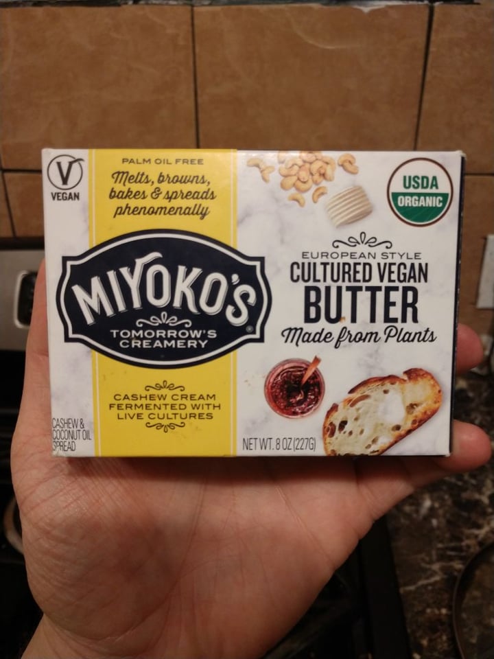 review photo of Miyoko's Creamery European Style Cultured Vegan Butter Hint of Sea Salt shared by @ryanrobert234 on 02 Apr 2020 - review