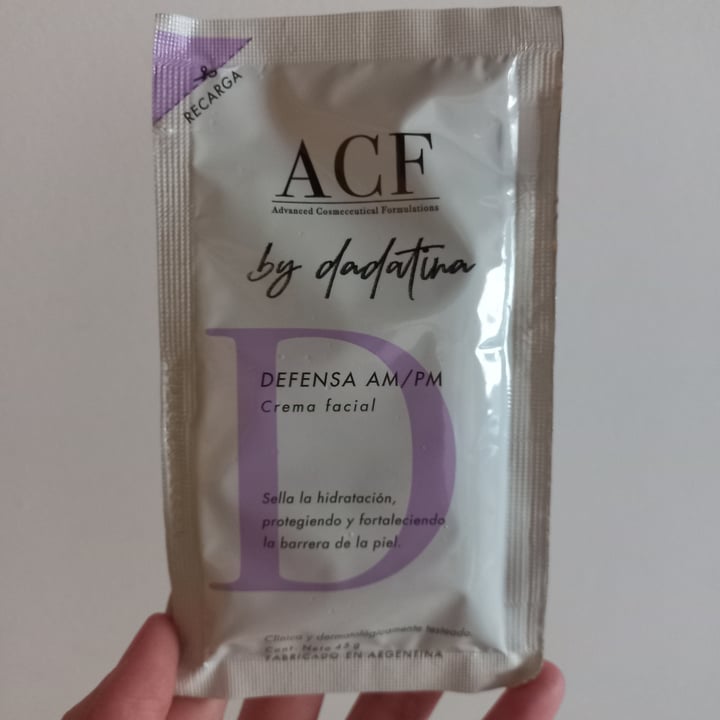 photo of acf by dadatina Defensa Am/pm Crema Facial shared by @valentinao on  05 Dec 2022 - review