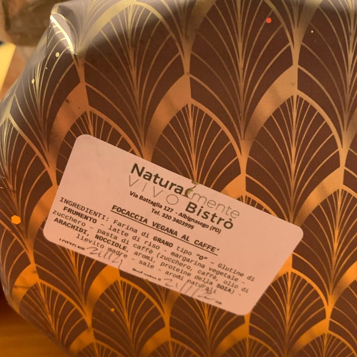 review photo of Naturalmente Vivo Focaccia vegana al caffè shared by @iav on 17 Dec 2021 - review