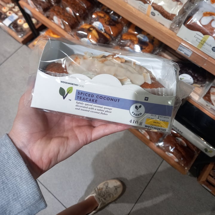 photo of Woolworths Food Spiced coconut teacake shared by @chloewho on  15 Feb 2022 - review