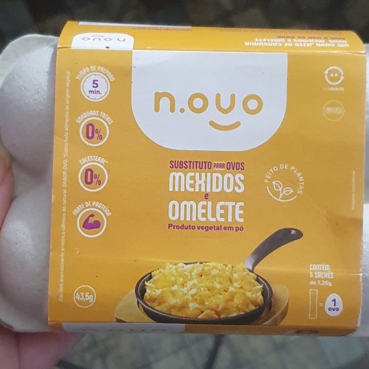 photo of N.ovo Substituto Para Ovos Mexidos E Omelete shared by @amandamello on  11 May 2022 - review