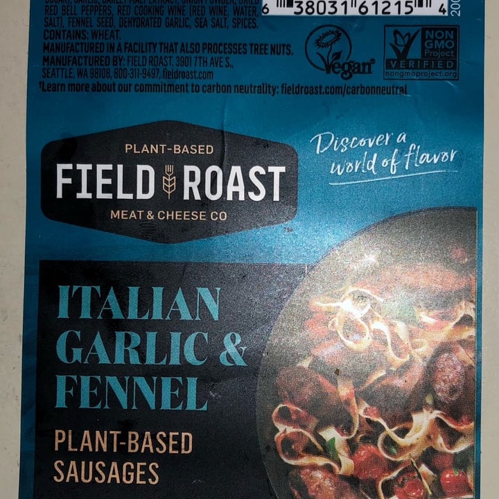 photo of Field Roast Italian Garlic Fennel Sausage shared by @bitts on  21 Jul 2022 - review