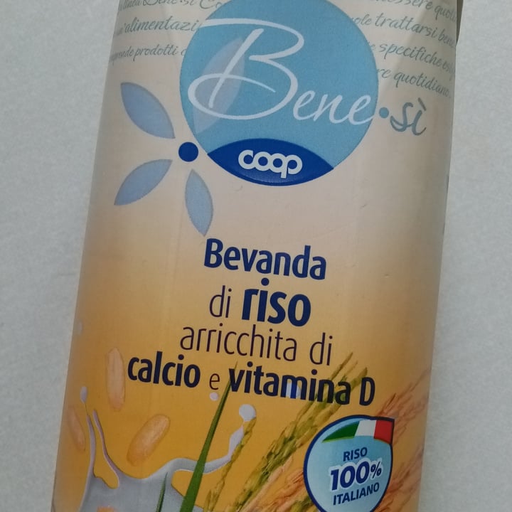 photo of Bene.Si coop Bevanda a base di riso arricchita di calcio e vitamina D shared by @valeveg75 on  09 Oct 2022 - review