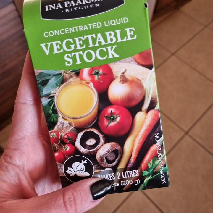 photo of Ina Paarman’s Kitchen Liquid Vegetable Stock shared by @twohappyrescuemutts on  20 Nov 2022 - review