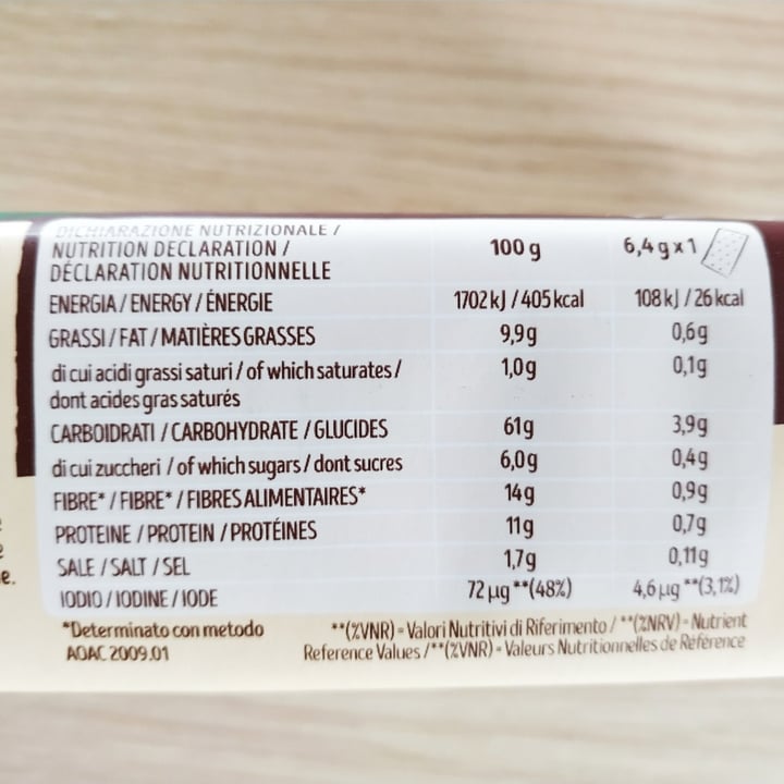 review photo of Misura Crackers integrali con Avena - Fibraextra shared by @zema on 26 Apr 2022 - review