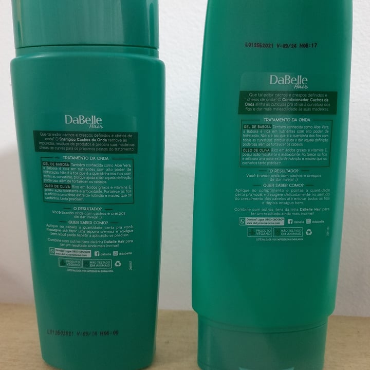 review photo of Dabelle dabelle hair condicionador cachos da onda shared by @ninicocoi on 04 Jul 2022 - review