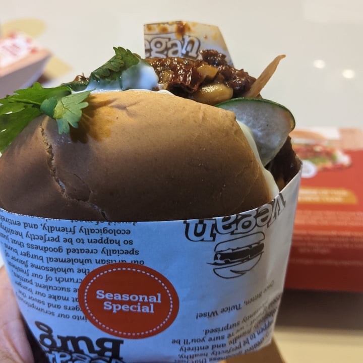 photo of VeganBurg Singapore Mala Fortune Burger shared by @anjjaliii on  30 Jan 2021 - review