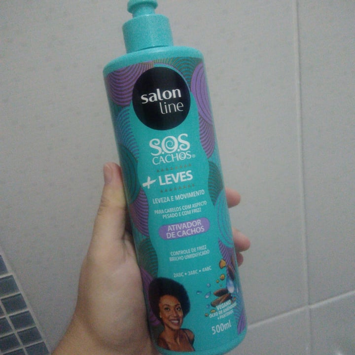 review photo of Salon line Ativador de Cachos Óleo De Amêndoas S.O.S Cachos shared by @karinaignacio on 06 Feb 2022 - review
