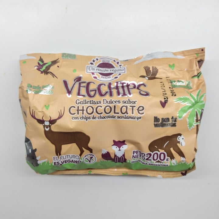 review photo of Un Rincón Vegano Vegchips Galletitas Dulces sabor Chocolate shared by @ma-ga on 24 Nov 2020 - review