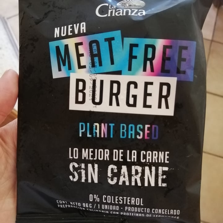 photo of La Crianza Meat Free Burger shared by @vale2cq on  14 Oct 2020 - review
