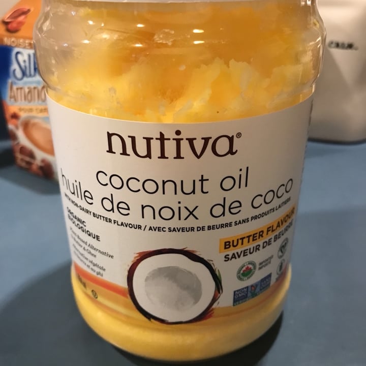 photo of Nutiva coconut oil butter flavor shared by @veglove on  26 Feb 2020 - review
