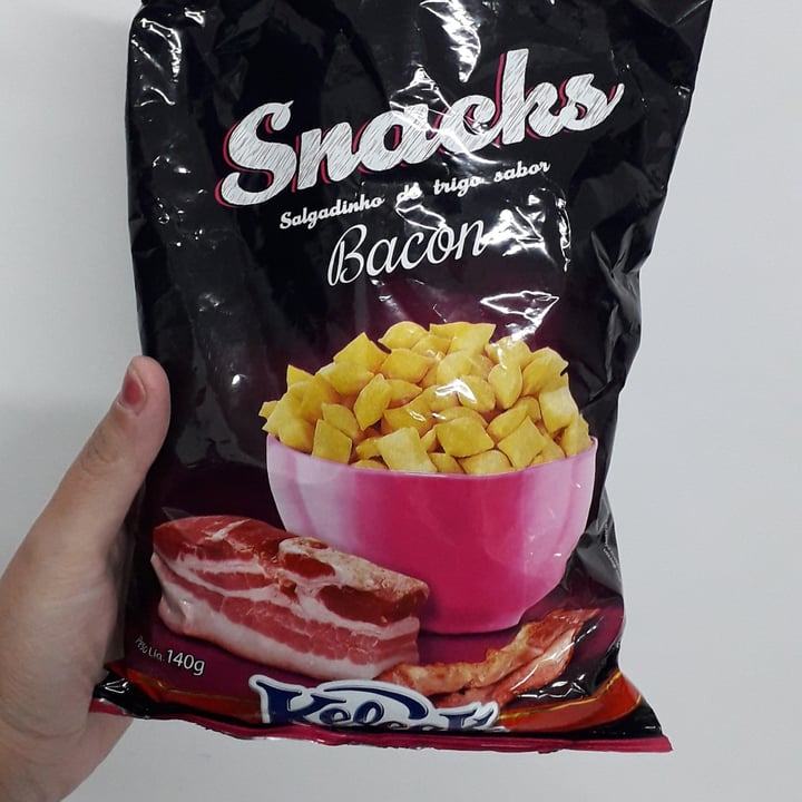 photo of Keleck Salgadinho sabor bacon shared by @lulourenco on  10 May 2022 - review