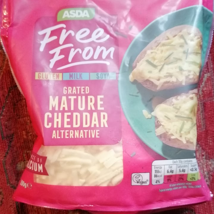 ASDA Grated mature cheddar alternative Review abillion