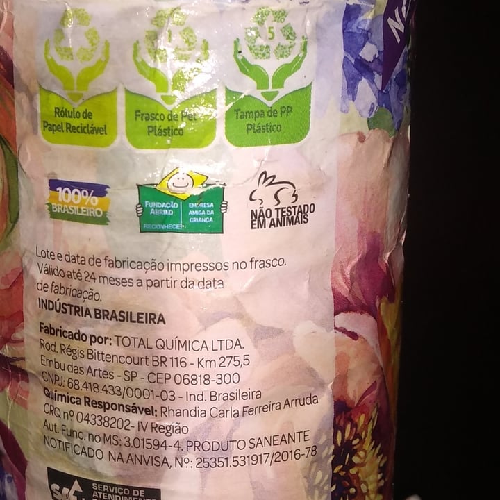review photo of Sanol Limpador perfumado shared by @renatabernardelli on 06 Sep 2021 - review