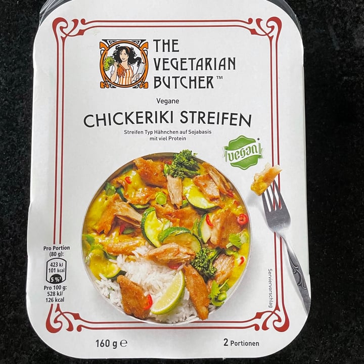 photo of The Vegetarian Butcher Chickeriki Streifen shared by @holly808 on  18 Apr 2021 - review