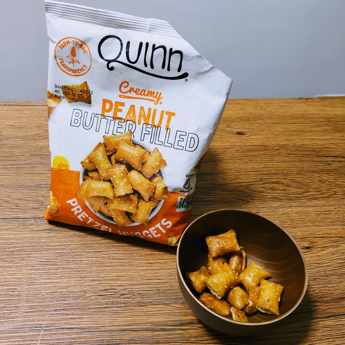 Quinn Snacks Creamy peanut butter filled pretzels Reviews abillion