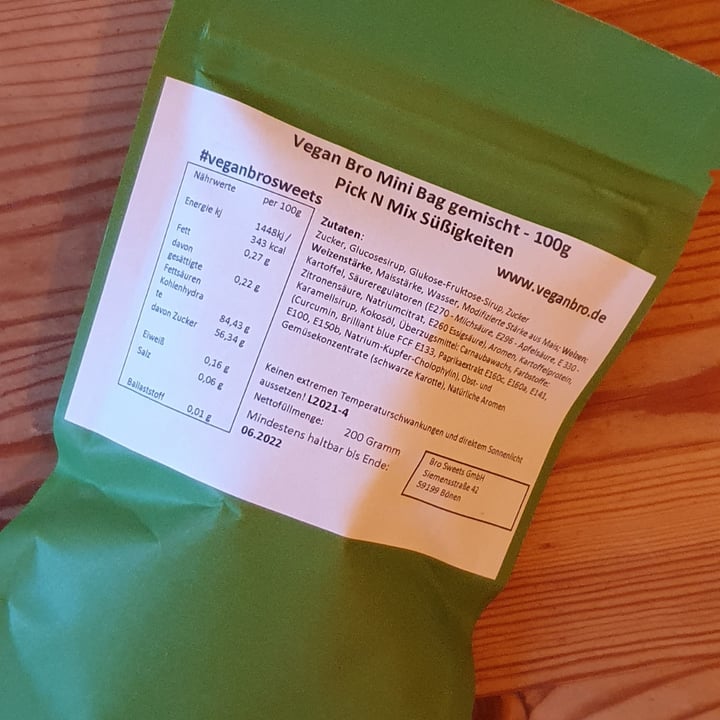 review photo of Vegan Bro Vegan Bro Mini Bag Pick N Mix shared by @jlnfchs on 11 Aug 2021 - review
