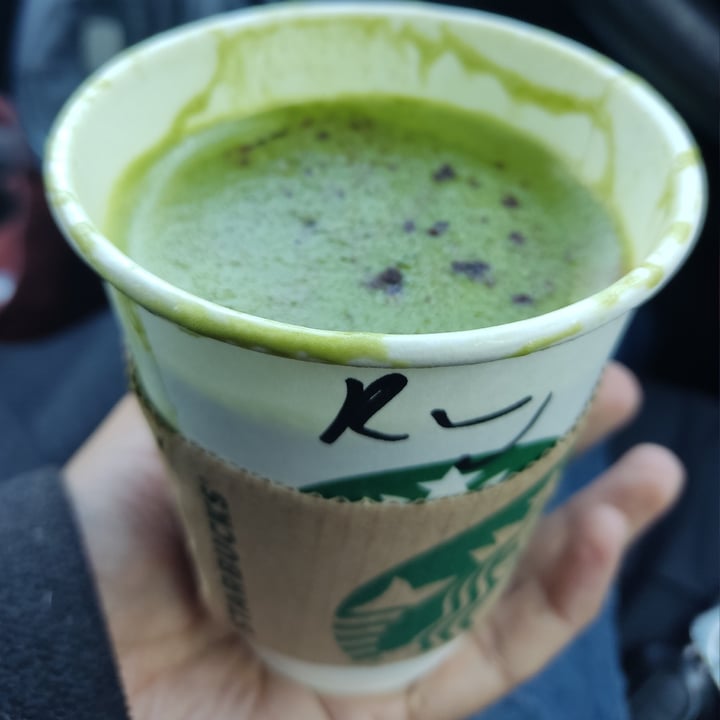 photo of Starbucks Green Tea Matcha Latte with Soy milk shared by @space999sailor on  23 Aug 2022 - review