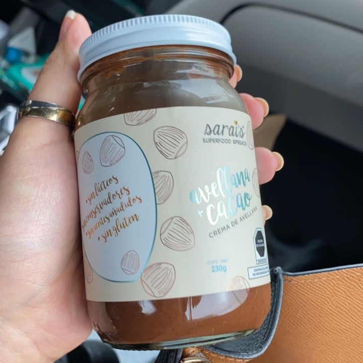 photo of Sarai’s spreads Avellana Cacao shared by @majonieves on  02 Jun 2022 - review