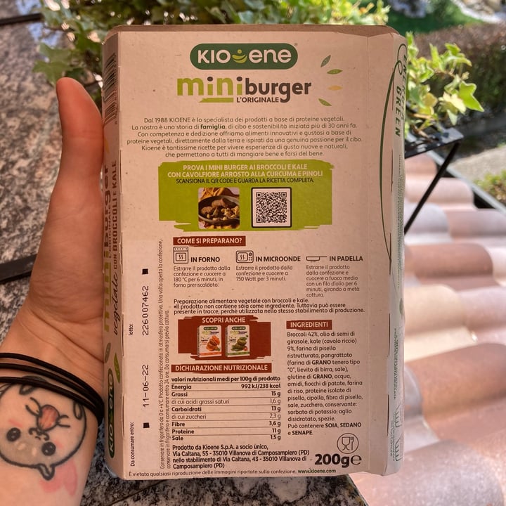 photo of Kioene Burger broccoli & Kale shared by @makoto on  22 May 2022 - review