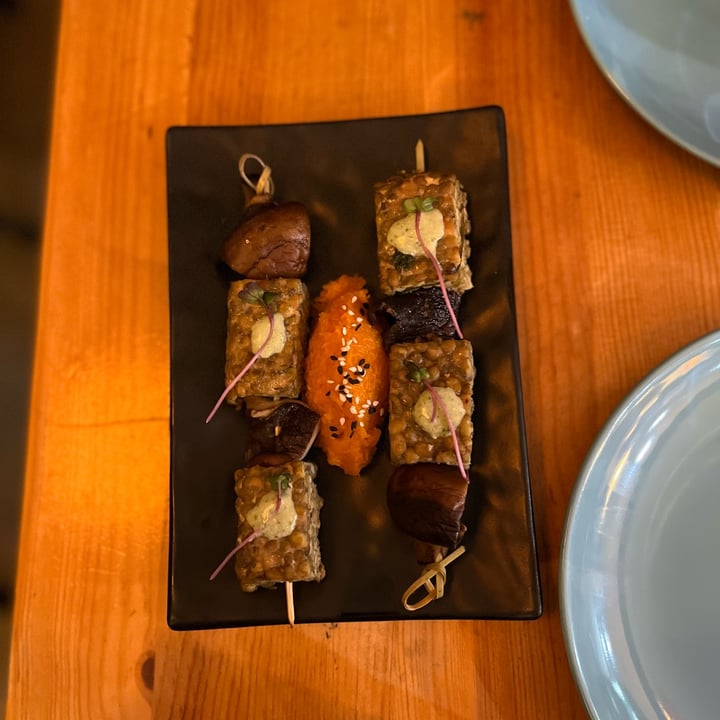 photo of The Food Temple Tempeh & Shiitake Skewers shared by @katiewink on  17 Apr 2022 - review
