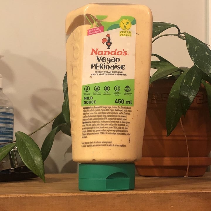 photo of Nando's Nando's Creamy Vegan Dressing (Mild Douce)  shared by @biancad on  02 Dec 2021 - review
