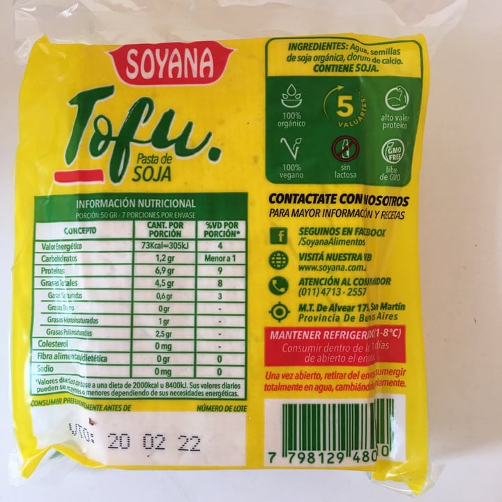 review photo of Soyana Tofu shared by @ecologiainfo on 28 Jan 2022 - review