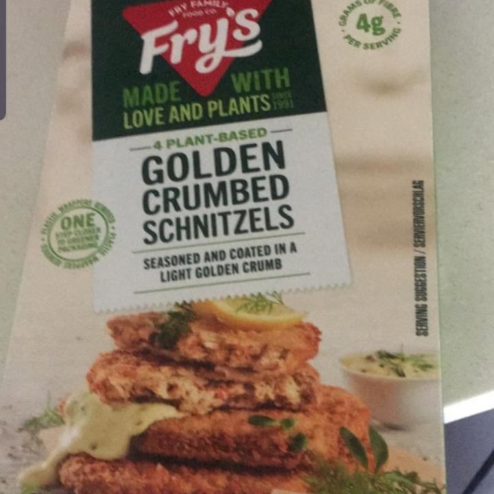 photo of Fry's Family Food Golden Crumbed Schnitzels shared by @chrisvegan28 on  11 Sep 2021 - review