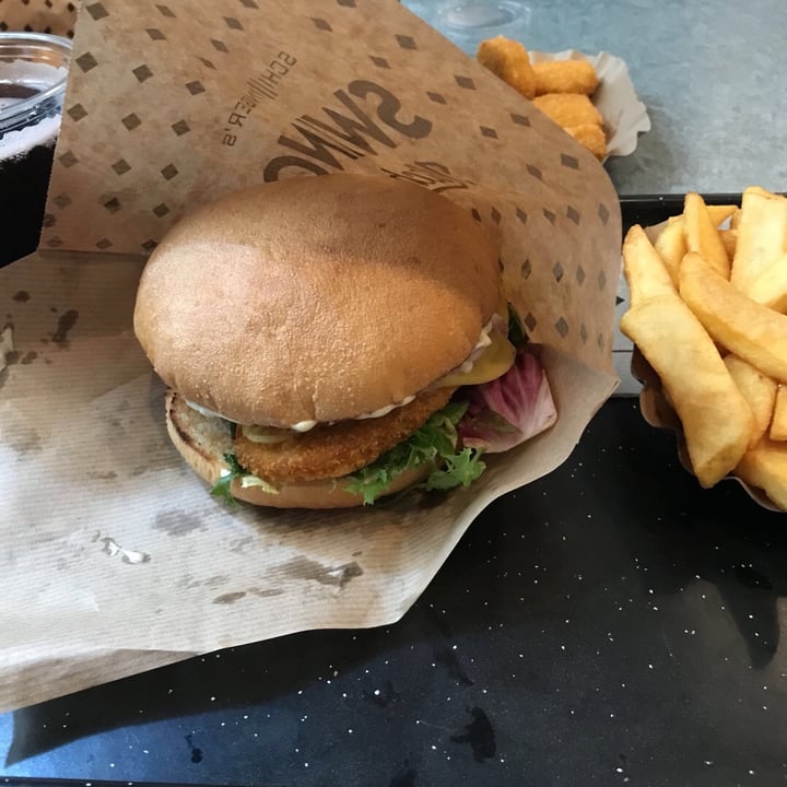 photo of Swing Kitchen - Schottenfeldgasse Milan Burger shared by @veganaroundtheworld on  01 Sep 2019 - review