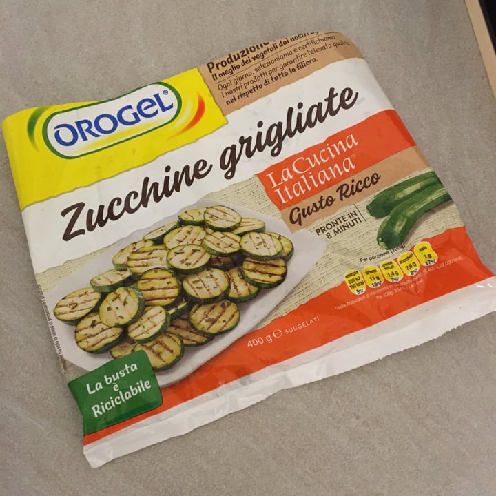 photo of Orogel Zucchine grigliate shared by @rossrebel on  08 Sep 2021 - review