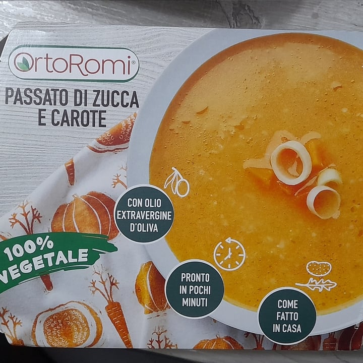 photo of Ortoromi passato di zucca e carote shared by @ylaria on  09 Nov 2022 - review