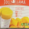 Jolly Llama mango sorbet pops