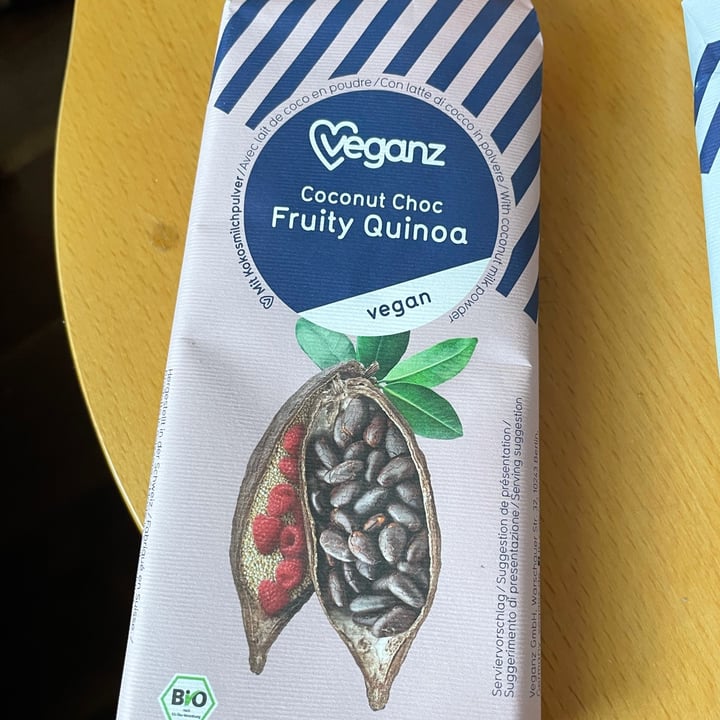 review photo of Veganz Coconut Choc Fruity Quinoa shared by @viktorvegan on 01 Mar 2022 - review