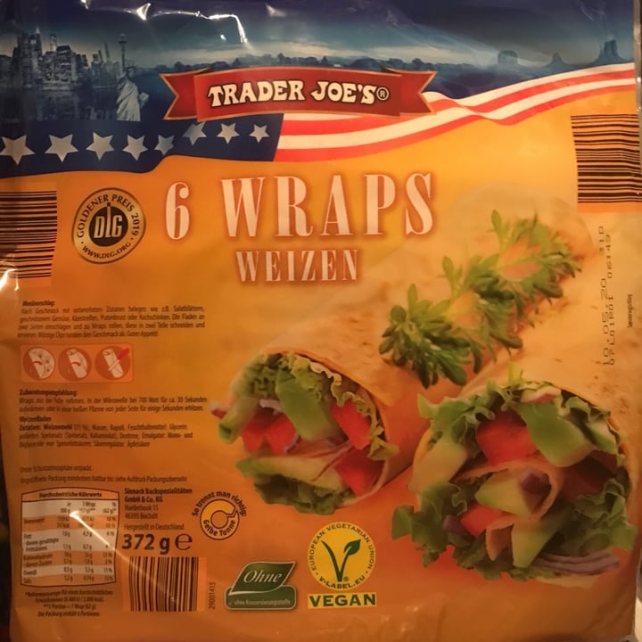 photo of Trader Joe's Wraps Weizen shared by @yuma on  30 Apr 2020 - review