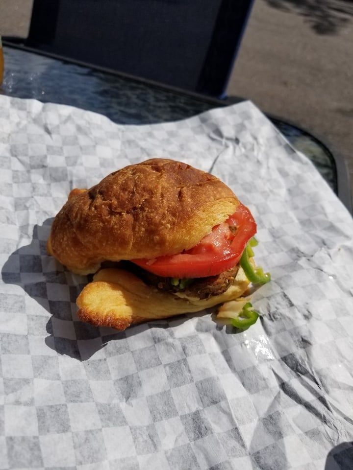 photo of Eureka Compass Vegan Food Crossiant Sandwich shared by @donoharm on  13 Sep 2018 - review