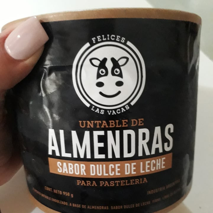 review photo of Felices Las Vacas Untable de Almendras Sabor Dulce de Leche Repostero shared by @mariavporlosanimales on 27 Sep 2020 - review