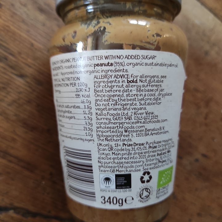 review photo of Whole Earth Crunchy Peanut Butter Bio shared by @luciestorrs on 23 Jun 2021 - review