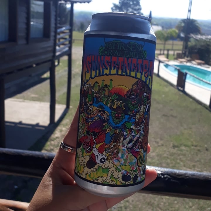 review photo of Geirsen craft beer Cerveza Neipa shared by @sritavegan93 on 20 Sep 2021 - review