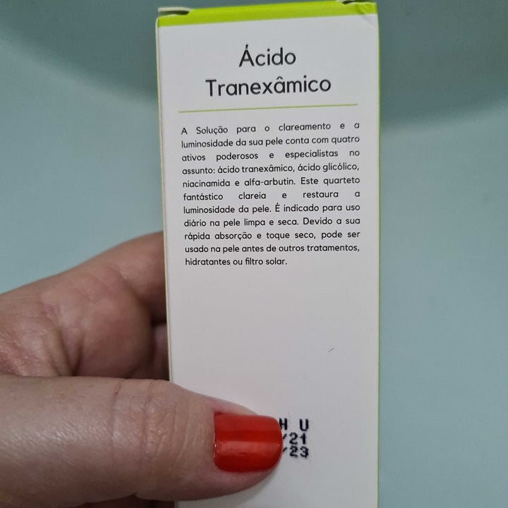 review photo of Creamy Ácido Tranexâmico shared by @renatacarneiro on 26 Apr 2022 - review