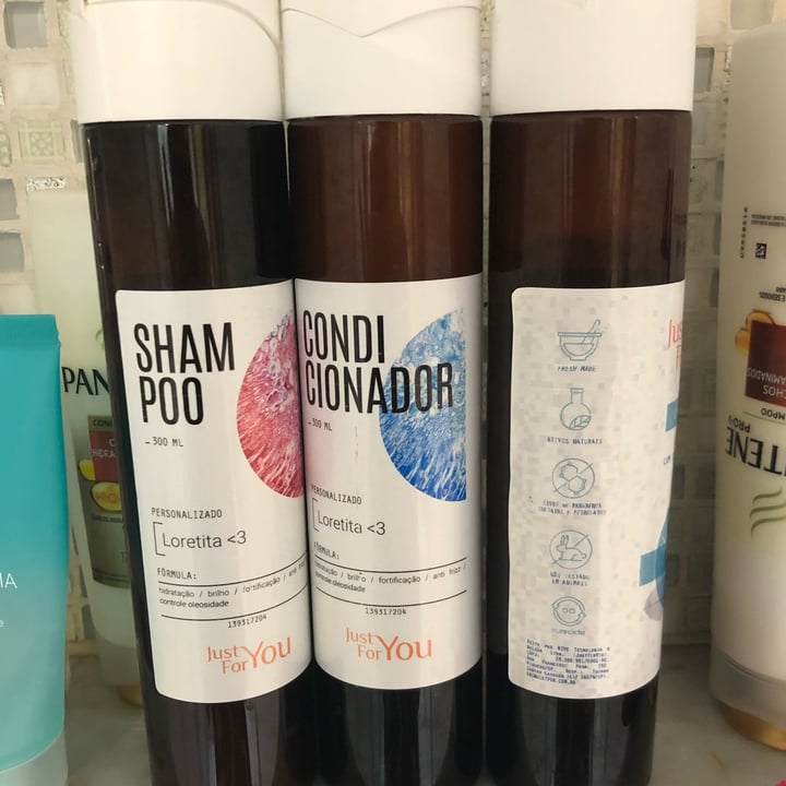review photo of Just for you Shampoo E Condicionador shared by @loretita on 09 May 2022 - review