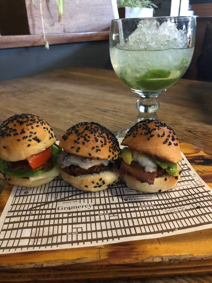 review photo of Hudsons The Burger Joint (Claremont) Burger sliders shared by @vegancathy on 28 Jan 2020 - review