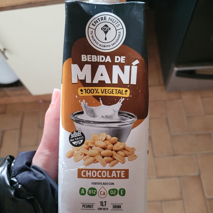 review photo of EntreNuts bebida de mani sabor chocolate shared by @matuvlllb on 23 Sep 2022 - review