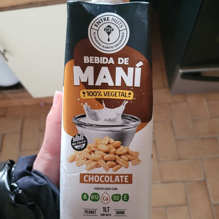 photo of EntreNuts bebida de mani sabor chocolate shared by @matuvlllb on  23 Sep 2022 - review