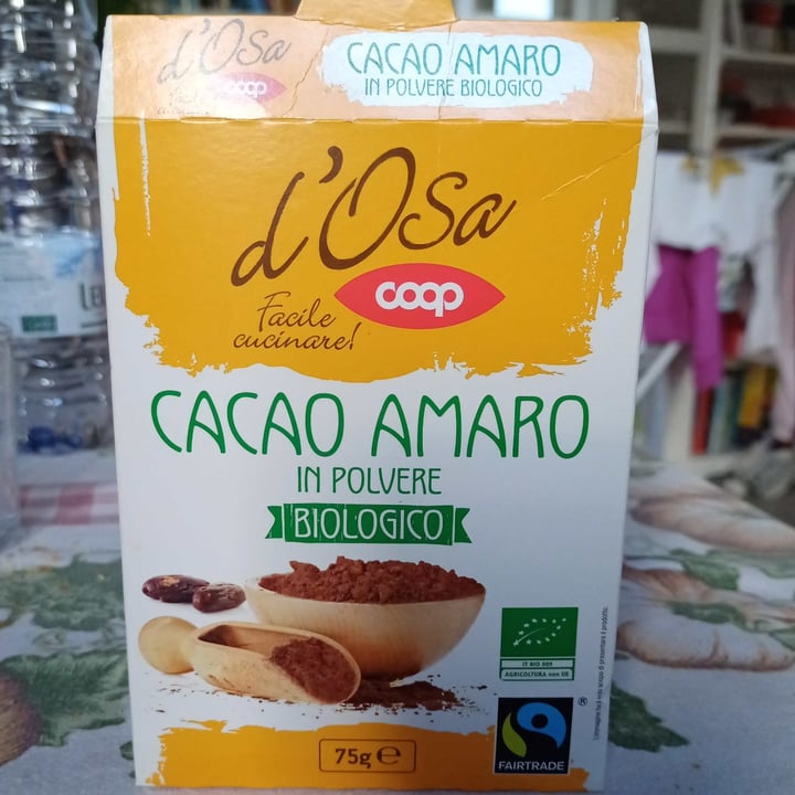 photo of D’osa Coop Cacao Amaro in Polvere Biologico shared by @fedesipi on  16 Feb 2022 - review