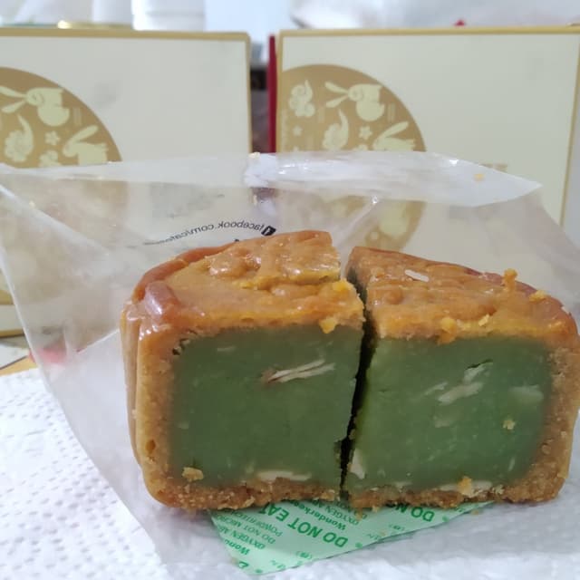 Photo of the dish “Mooncakes - Pandan White Lotus”